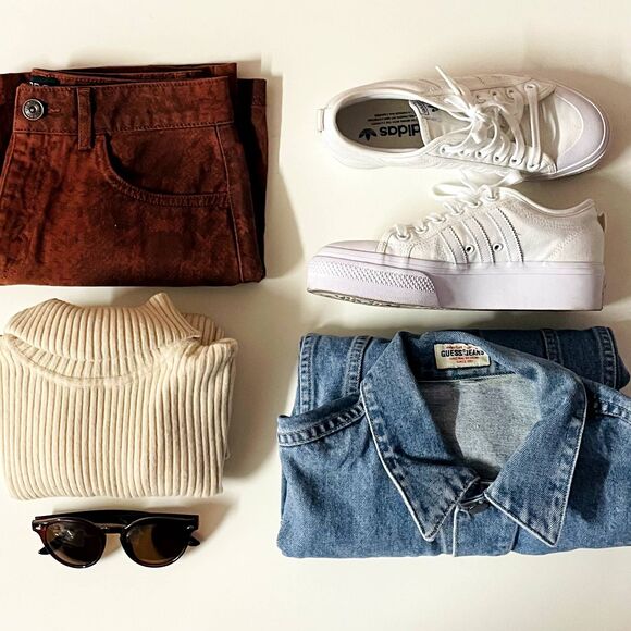 BDG Urban Outfitters NWOT Rust Snake Print Denim Mini Skirt Size S - Picture 2 of 11